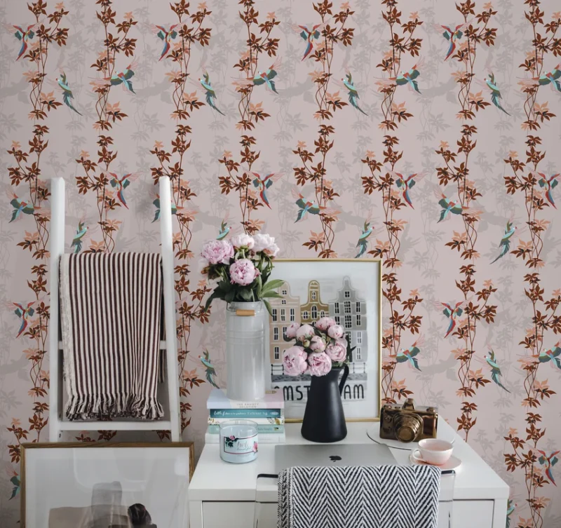 Дизайнерские обои ICH La Tapicera WP172052 Loro Park Rose