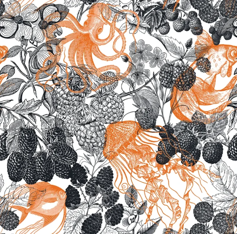 Дизайнерские обои ICH La Tapicera WP181031 Sea Garden
