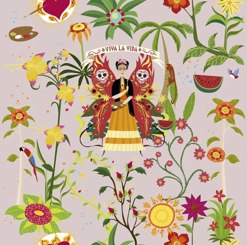 Дизайнерские обои ICH La Tapicera WP182072 Frida Rose