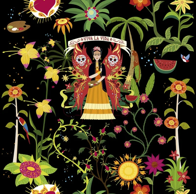 Tapeet ICH La Tapicera WP182074 Frida Night