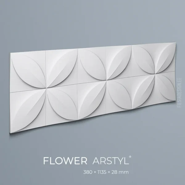 Стеновая 3d панель FLOWER Arstyl