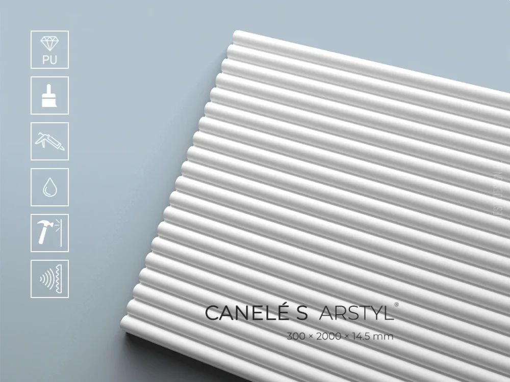 Стеновая 3D панель CANELE-S Arstyl