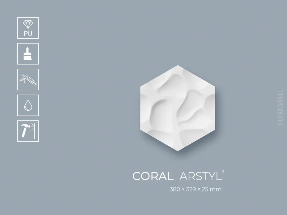 3d plaat CORAL Arstyl