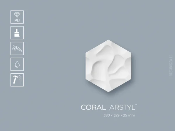 3d элемент / панель CORAL Arstyl
