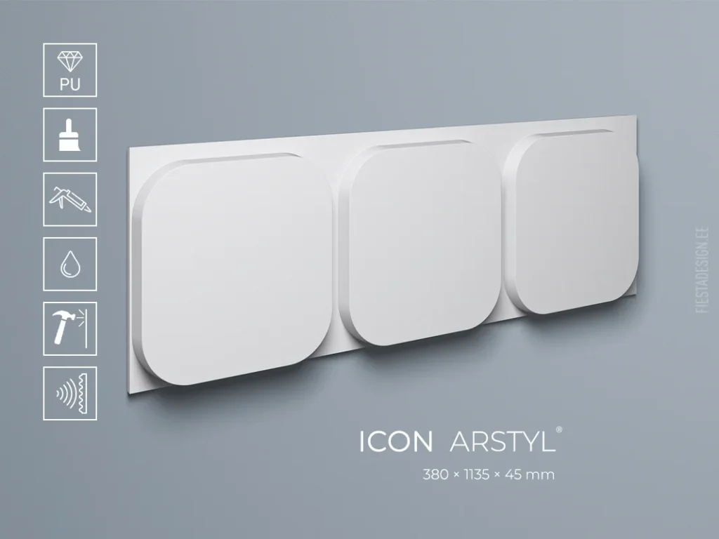 3d seinapaneel ICON Arstyl