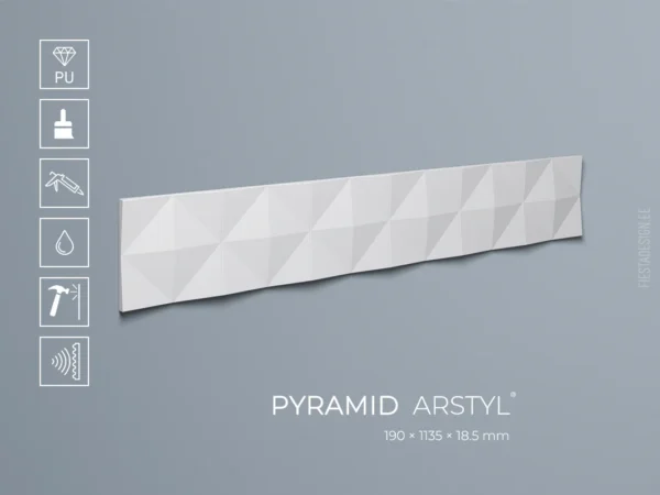 3d seinapaneel PYRAMID Arstyl