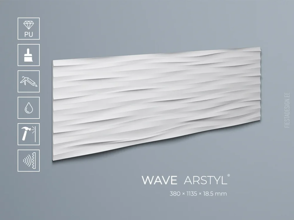 Стеновая 3d панель WAVE Arstyl