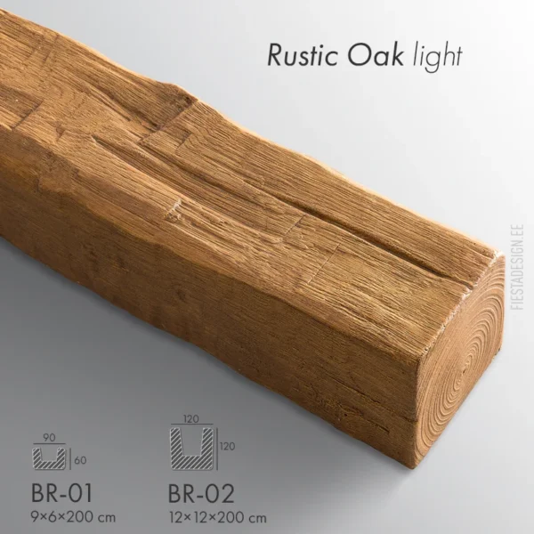 Dekoratiivtala Rustic Oak light (BR-01, BR-02)
