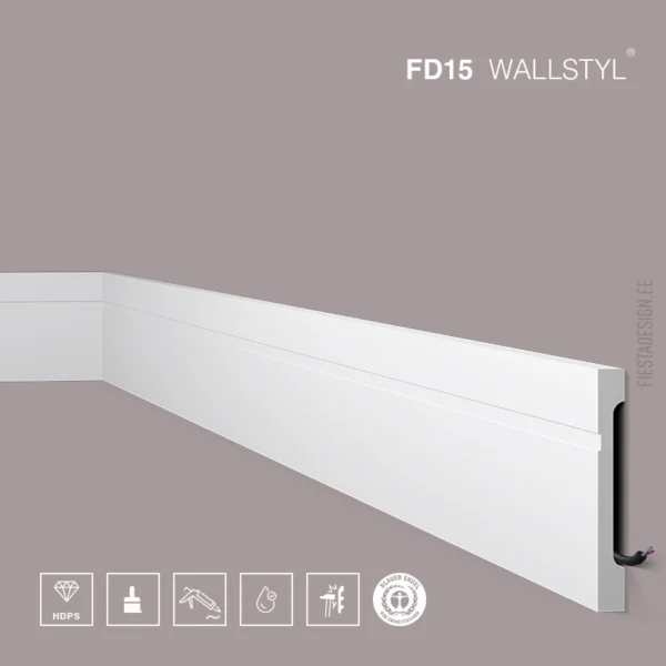 Põrandaliist FD15 Wallstyl