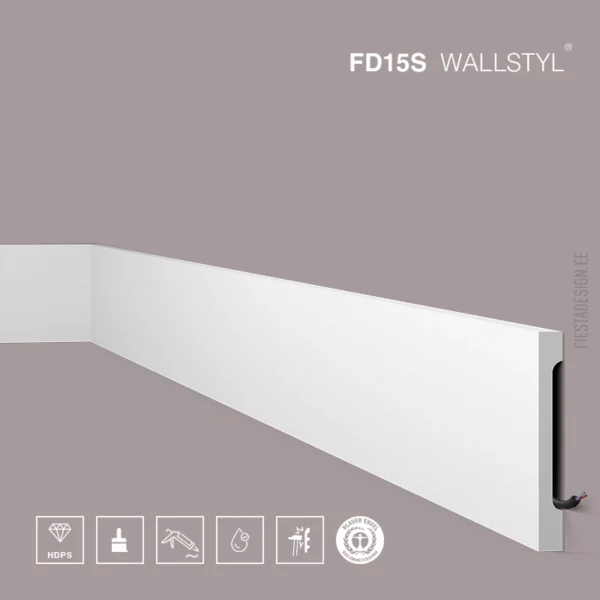 Põrandaliist FD15S Wallstyl