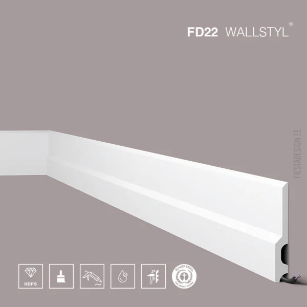 Põrandaliist FD22 Wallstyl