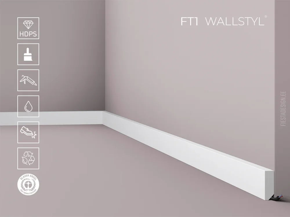 Плинтус FT1 Wallstyl