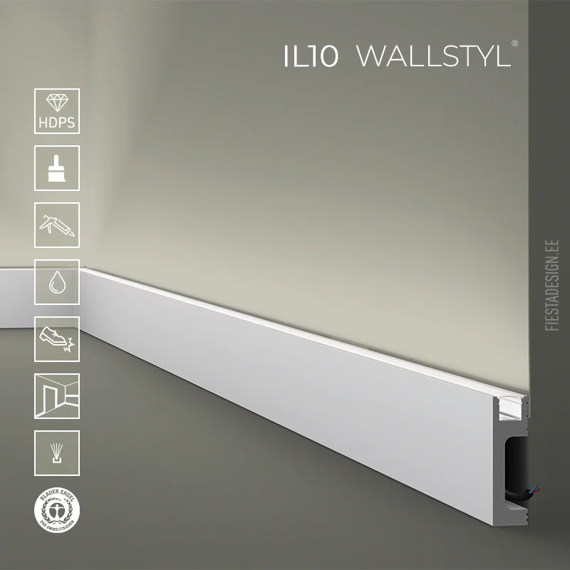 LED-liist / põrandaliist IL10 Wallstyl