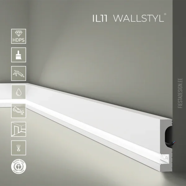 LED-liist / põrandaliist IL11 Wallstyl