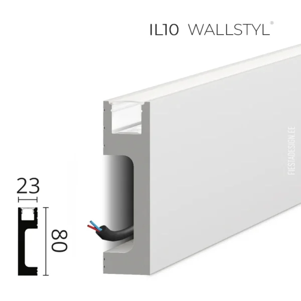 Профиль IL10 Wallstyl для LED подсветки