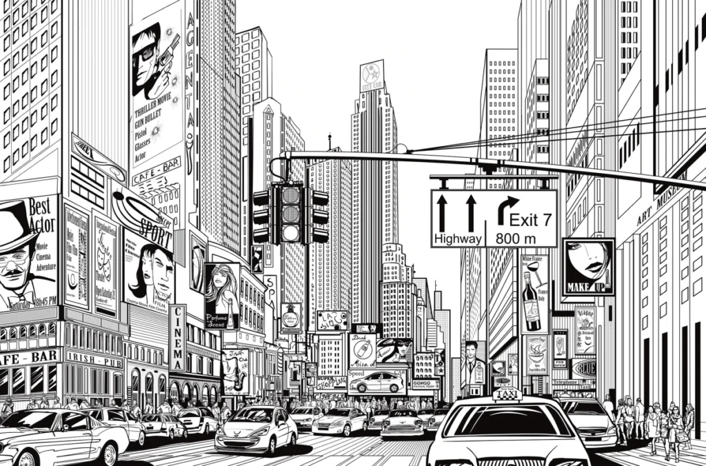 Pilttapeet RebelWalls R10621 - Cartoon City