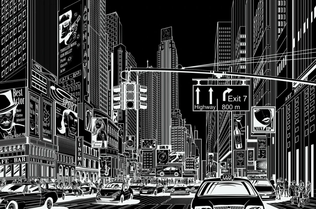 Pilttapeet RebelWalls R10622 - Cartoon City