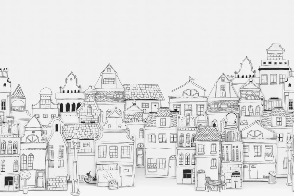 Обои RebelWalls R14601 - London Houses