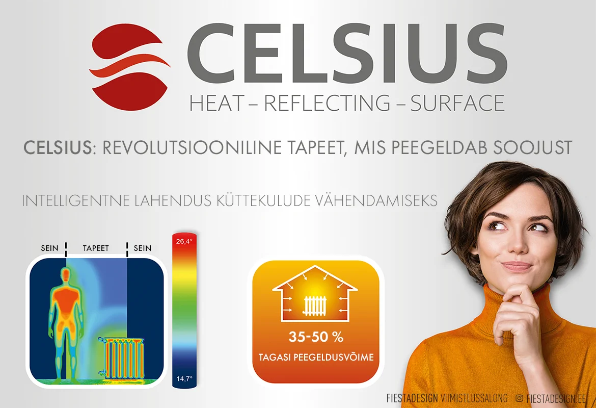 CELSIUS soojust peegeldav tapeet