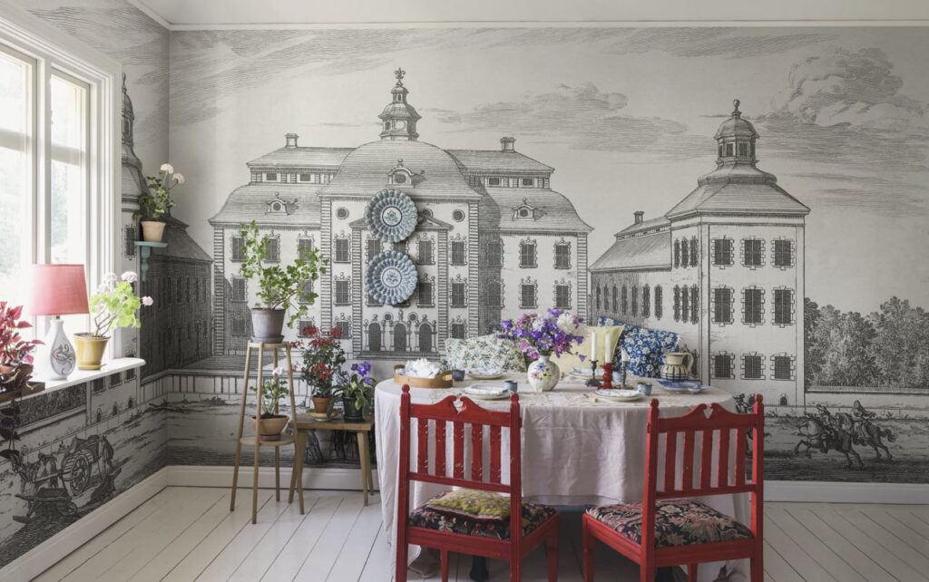 Обои Sandberg 657-31 - Lofstad Slott Graphite