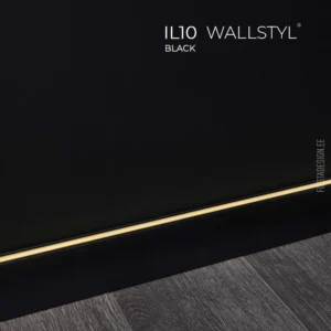 Põrandaliist IL10-BLACK Wallstyl (led)