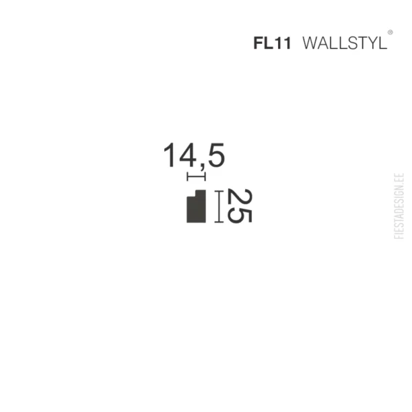 Dekoratiivliist FL11 Wallstyl (HDPS)