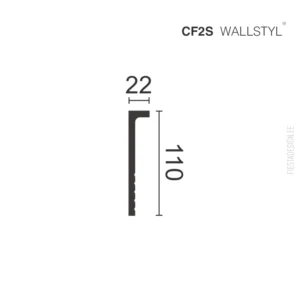Dekoratiivliist CF2S Wallstyl