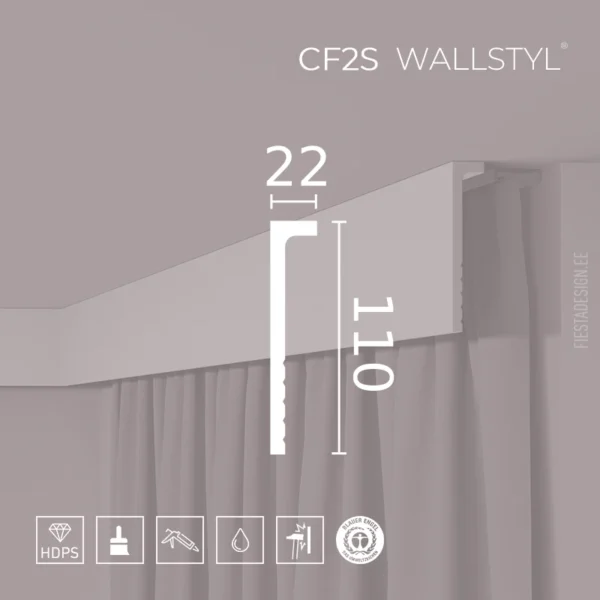 Потолочный профиль CF2S Wallstyl Wallstyl