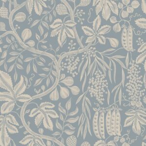 Tapeet Sandberg S10260 Fig Garden misty blue