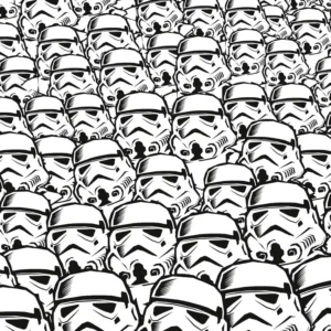 Fototapeet Star Wars Stormtrooper Swarm, Komar IADX5-015