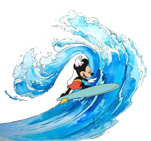 Fototapeet Komar IADX6-007 - Mickey Surfing
