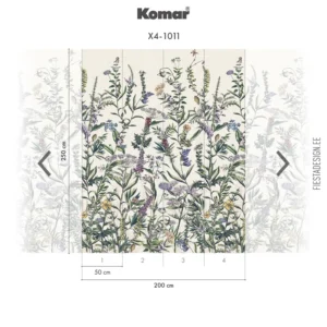 Fototapeet Flowering Herbs, Komar X4-1011