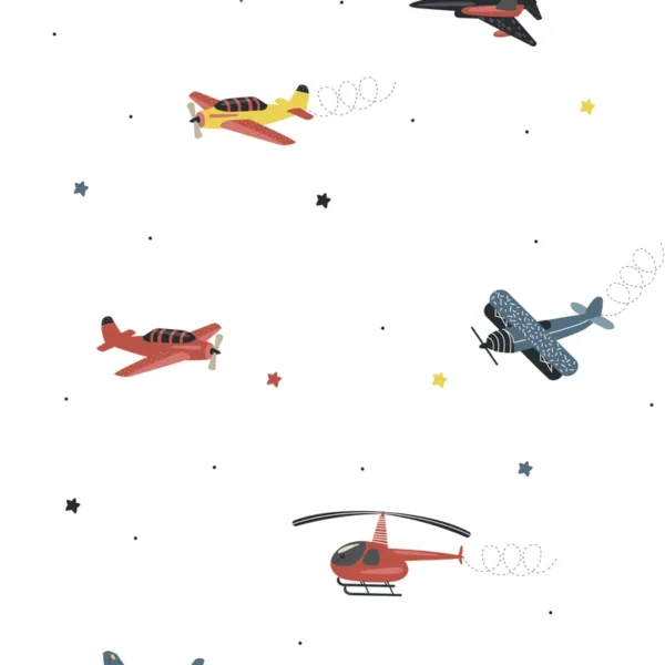 Lastetoa tapeet Kids Walls 45819 - Planes and Helicopters