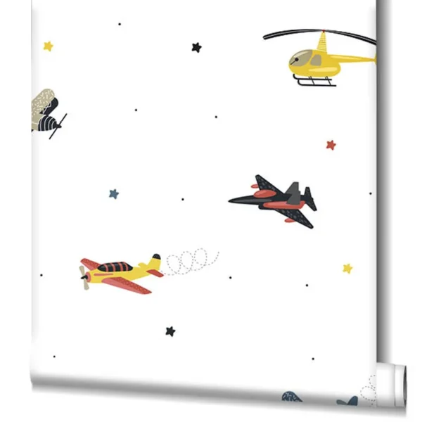 Lastetoa tapeet Marburg Kids Walls 45819 - Planes and Helicopters