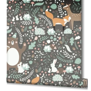 Lastetoa tapeet Marburg Kids Walls 45870 - Woodland Friends