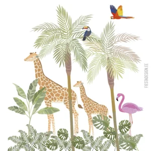 Lastetoa tapeet Marburg Kids Walls 45884 - Safari Animals