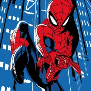 Фотообои Spider-Man Rooftop-Rockin, Komar IADX2-091