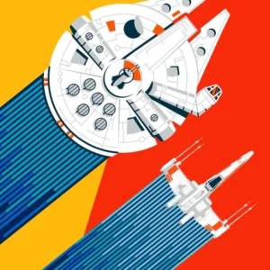 Фотообои Star Wars Wingman Back to 70´s, Komar IADX4-093