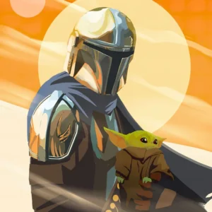 Fototapeet The Mandalorian Hunt for Grogu, Komar IADX4-094