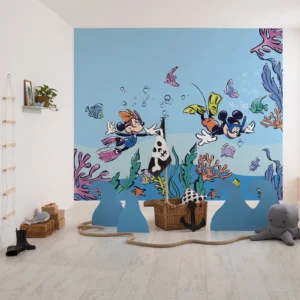 Fototapeet Mickey & Minnie Coral Reef, Komar IADX6-105