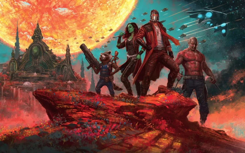 Фотообои Guardians of the Galaxy Panorama, Komar IADX8-116