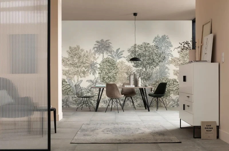 Fototapeet Painted Palms, Komar IF3-041