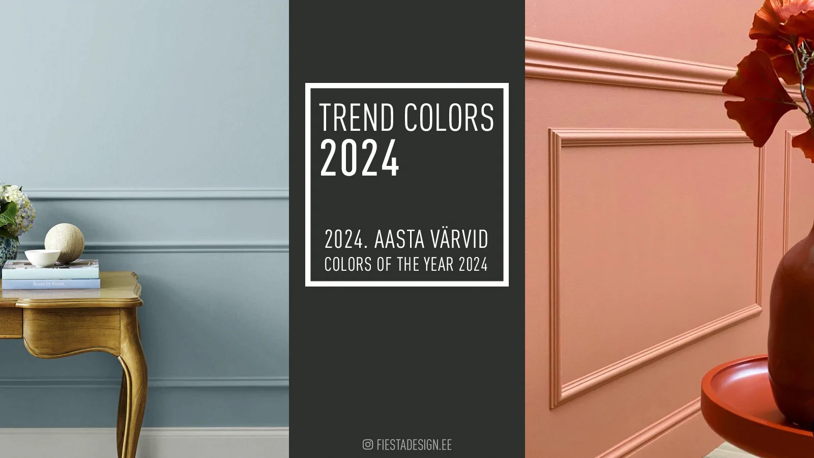 Актуальные цвета в интерьере на 2024 год