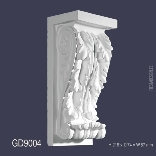 Dekoratiivne seinakonsool GD9004 polüuretaanist