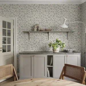 Tapeet Sandberg S10323 Bokskog Misty Blue