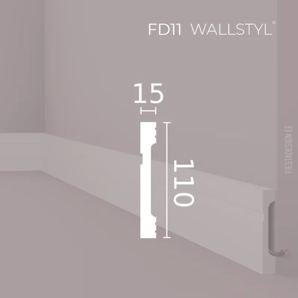 Плинтус FD11 Wallstyl