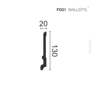 Плинтус FD21 Wallstyl