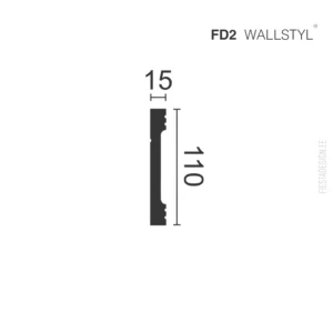 Плинтус FD2 Wallstyl