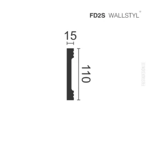Плинтус FD2S Wallstyl