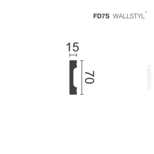 Плинтус FD7S Wallstyl